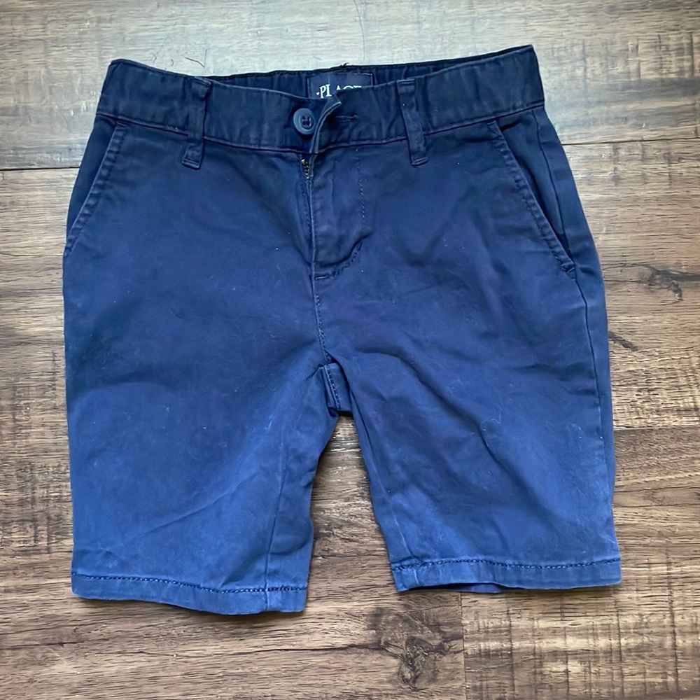 Sz 5 Childrens Place Navy Uniform shorts